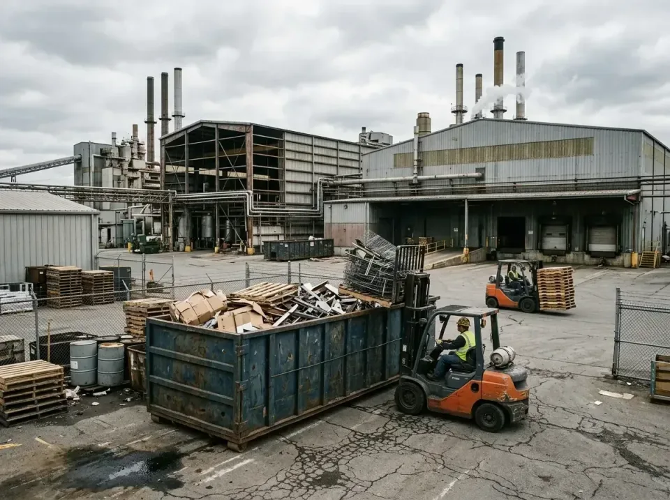 industrial-factory-scrap-conta-003 — frequently asked questions, Cheap Roll-off Dumpster Rentals in Charlevoix, MI